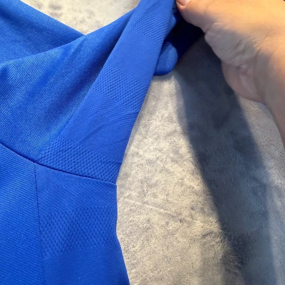 adidas Men's Blue Full-Zip Performance Track Jacket